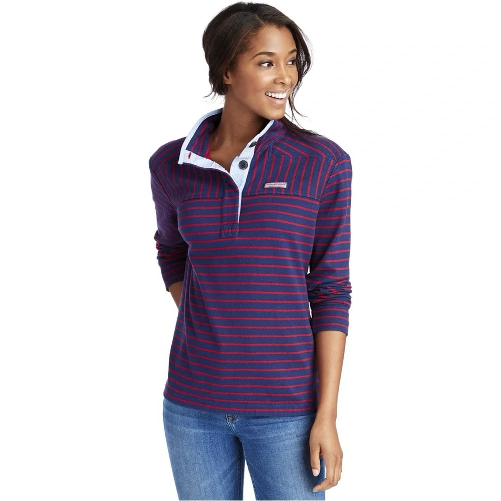 Vineyard Vines woven pullover shep shirt